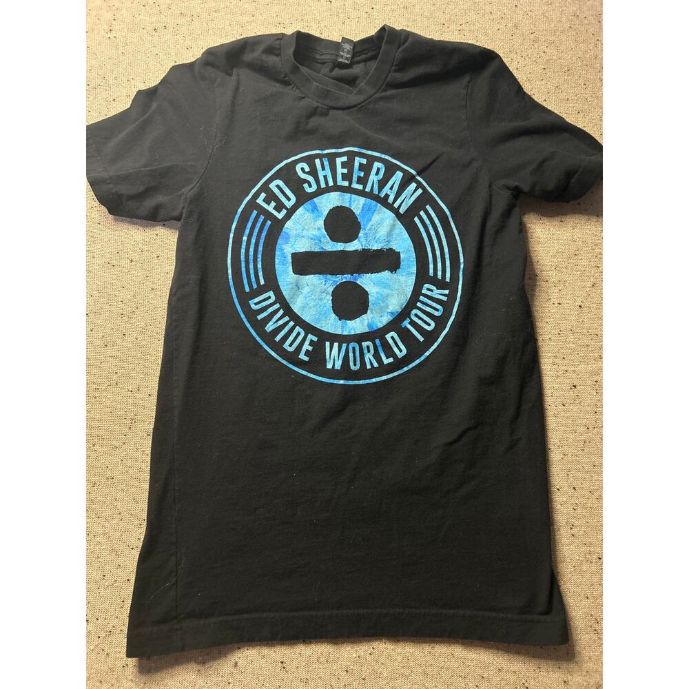 Ed Sheeran Shirt Women's Medium Divide World Tour Black
